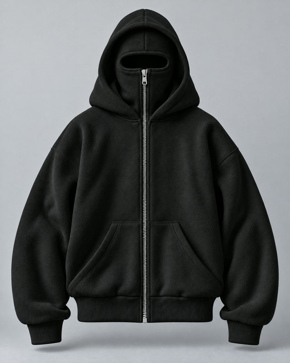 Sweat NOFACE PARIS noir, vue de face