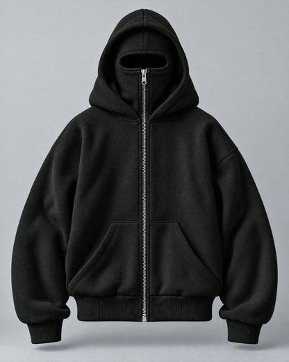 Sweat NOFACE PARIS noir, vue de face