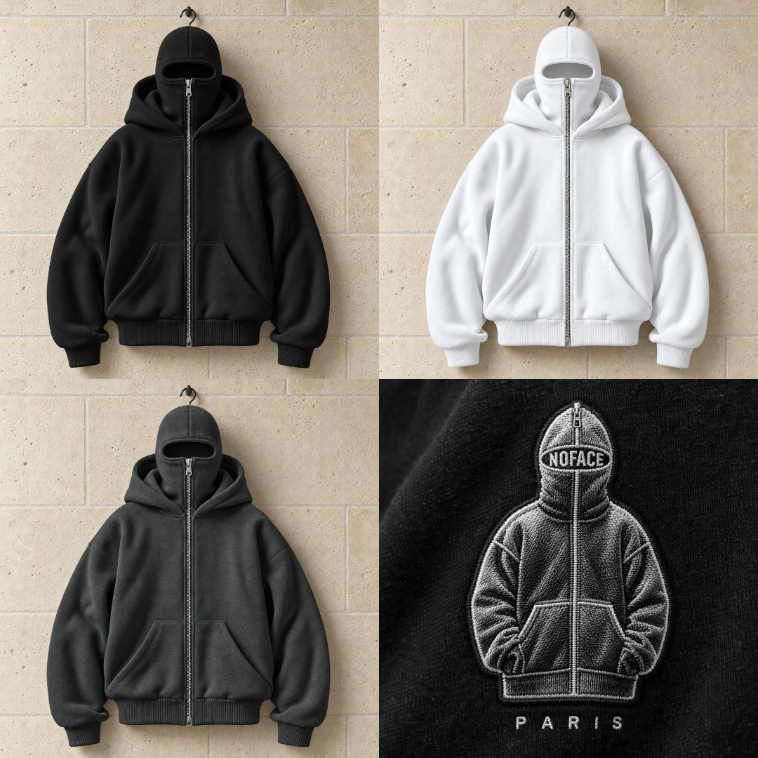 Sweat cagoule NOFACE PARIS en 3 coloris
